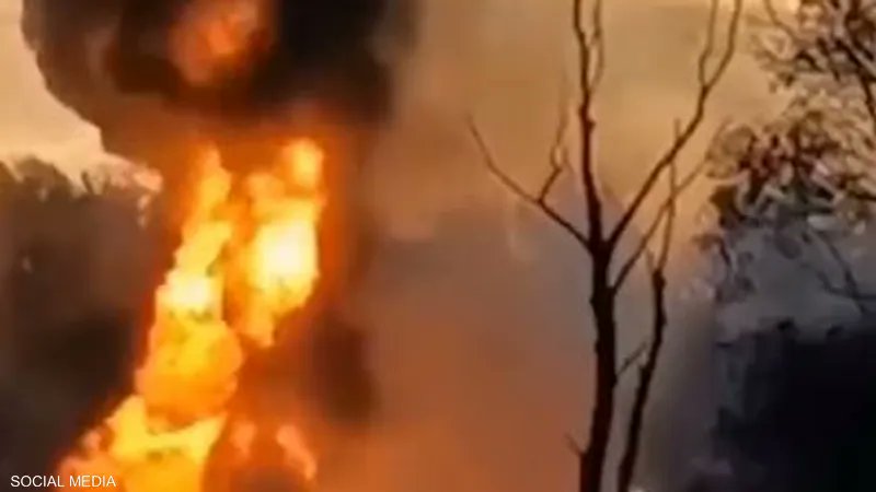 قتلى بتحطم طائرة عسكرية روسية ..  وفيديو يرصد الحادثة