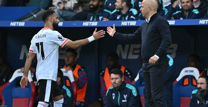 قبل قمة مان سيتي ..  سلوت يشيد بهذه الخاصية في محمد صلاح  