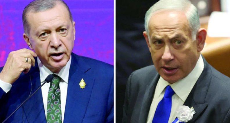 عقب منعه تركيا من ادخال "البيوت المتنقلة" إلى غزة ..  أردوغان يصف نتنياهو بالـ "الفرعون"