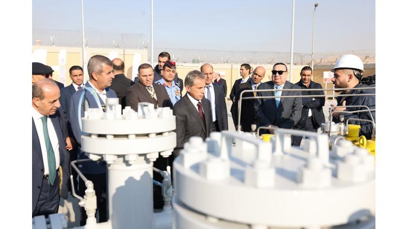 رئيس الوزراء يفتتح محطة التخفيض والقياس للغاز الطبيعي في الزرقاء