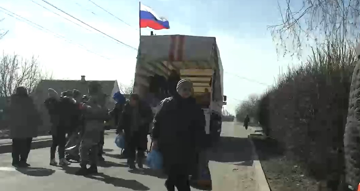 وصول 20 الف طن من المساعدات الروسية الى ميليتوبول الأوكرانية 