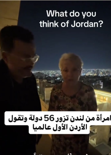 بالفيديو : سيدة بريطانية تزور  56 دولة حول العالم وتقول ان الأردن الأول عالميا