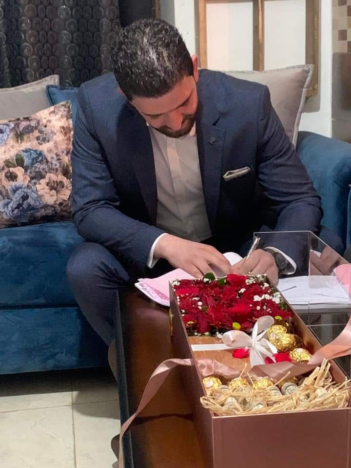 محمد جمال الأيوبي  ..  مبارك الخطوبة 