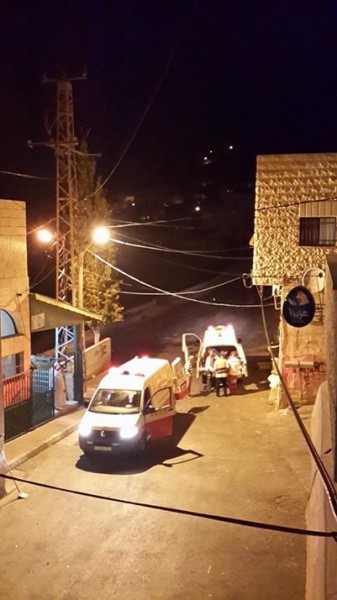 نابلس : 10 اصابات وهدم منزل في بلدة قبلان  (صور)