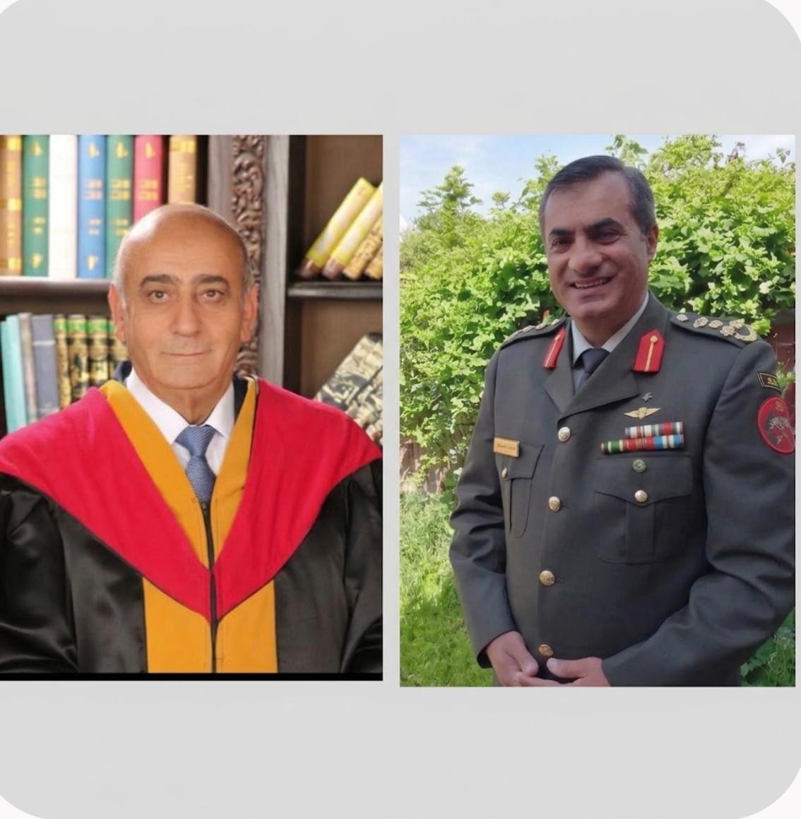 العنانزة يبارك للحراسيس توليه رئاسة هيئة الأركان المشتركة 