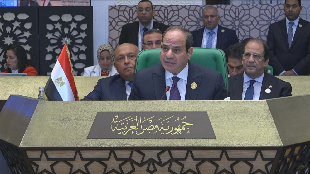 الرئيس المصري: الأمن القومي العربي "كل لا يتجزأ"