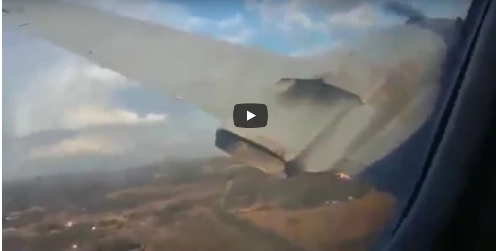 فيديو مرعب لسقوط طائرة في مزرعة ادت لقتل شخصين واصابة 20 اخرون 