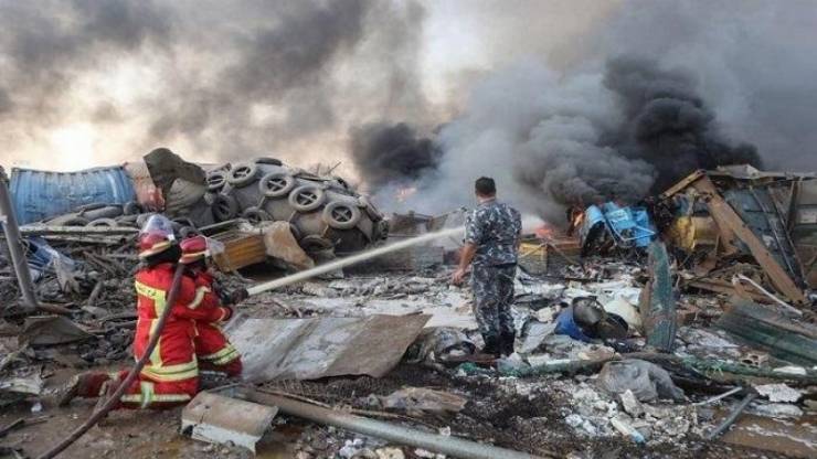 ارتفاع حصيلة قتلى انفجار مرفأ بيروت إلى 171 شخصا