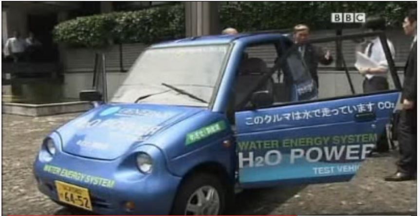 بالفيديو ..  اليابان تنتج اول سيارة تعمل باستخدام الماء فقط 