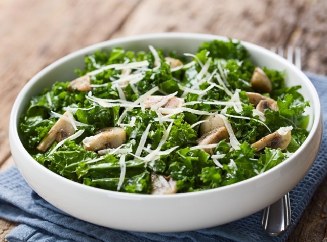 سلطة الفطر بالورقيات للرجيم