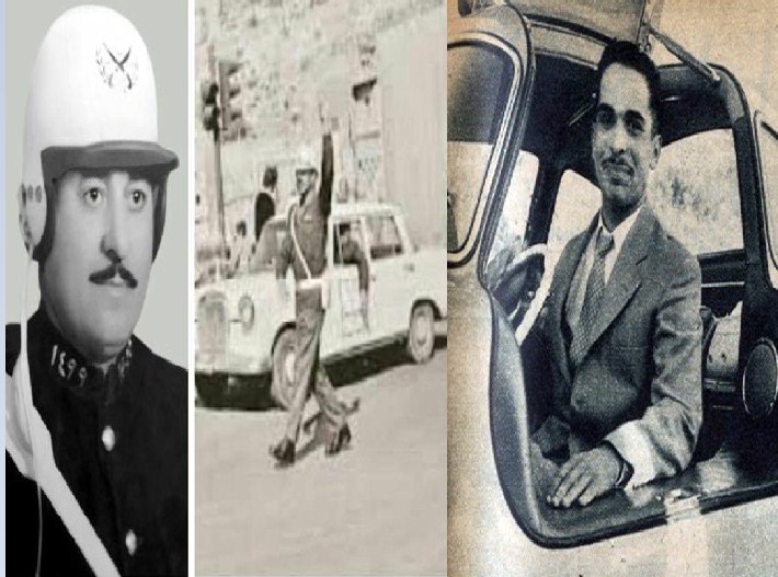 بالصور  ..  قصة الشرطي الذي أدان سيارة الملك حسين بحادث سير بالخميسنات  ..  فكيف رد الملك عليه ؟
