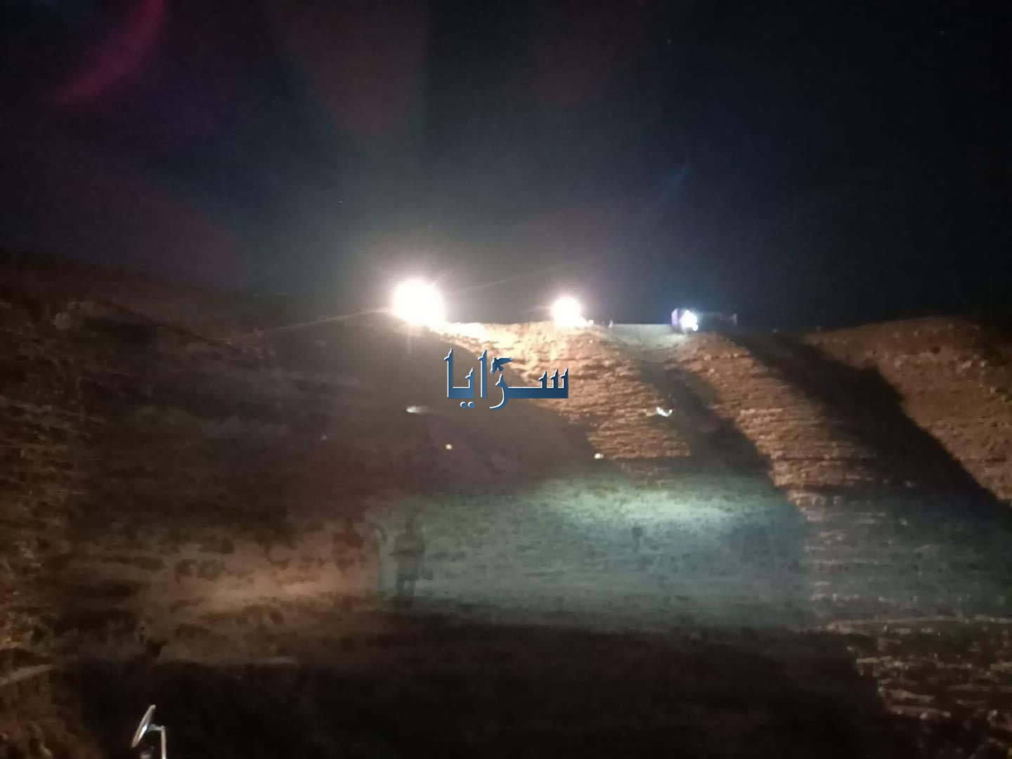 بالفيديو  .. سقوط مواطن من جبل في لواء بني كنانة بإربد