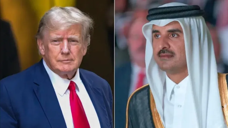 ترامب يدعو أمير قطر لمواصلة الجهود في الوساطة لإنهاء الحرب في غزة