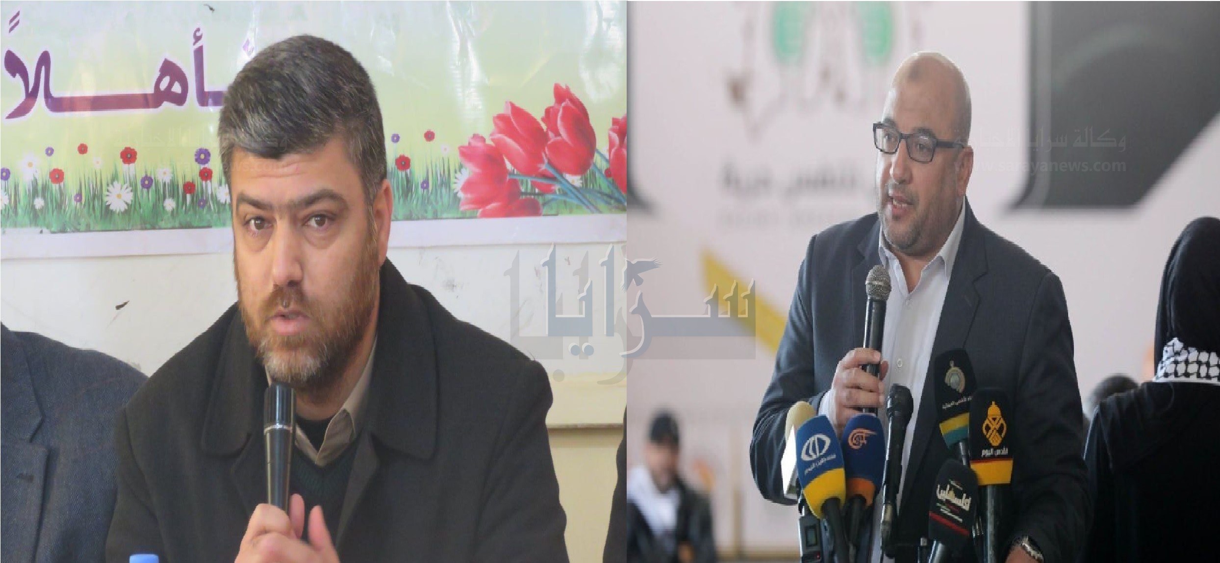 استشهاد جواد أبو شمالة وزكريا أبو معمر عضوي المكتب السياسي لحركة حماس