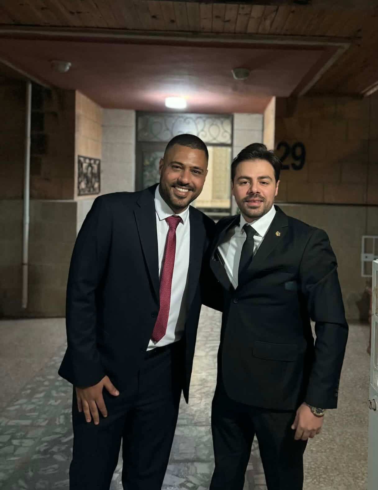 تهنئة بعقد قران بلال بني عطا