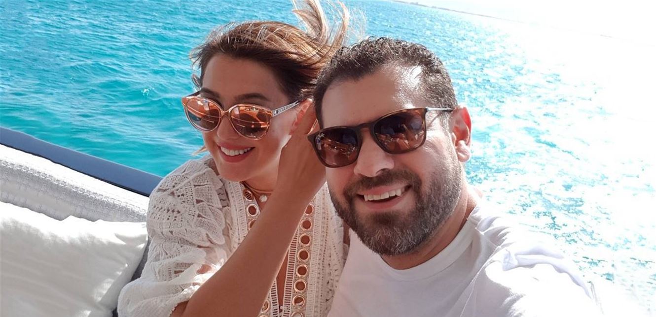 كندة علوش تحتفل بعيد ميلاد زوجها بصور رومنسية