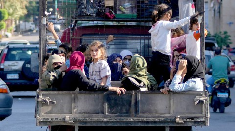 اكثر من مليون نازح,العدوان الاسرائيلي يتسبب بنزوح 1.3 مليون شخص نصفهم من النساء والاطفال.