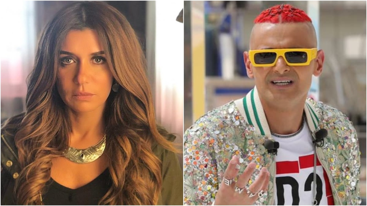 شاهد  ..  رامز جلال يُحدث ضجة بفيديو طريف مع غادة عادل