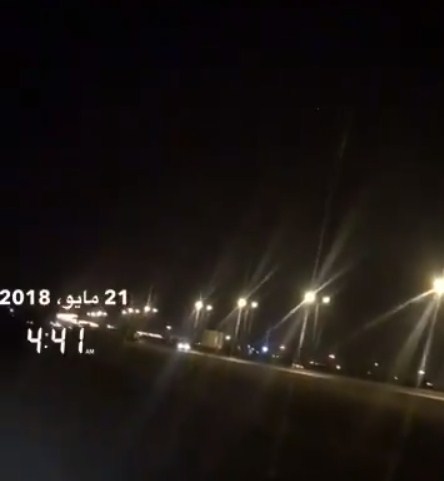 بالفيديو  ..  لحظة اعتراض الدفاع الجوي السعودي لصاروخ  باليستي اطلق باتجاه جازان 
