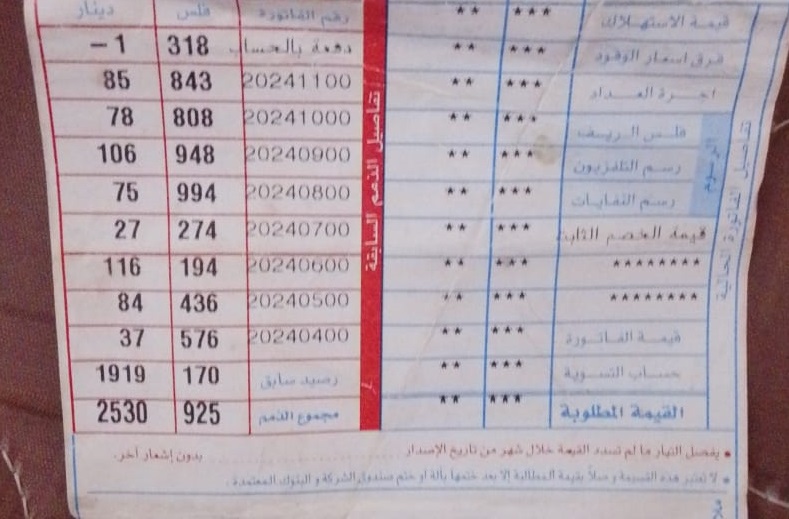 عائلة مهددة بقطع الكهرباء ..  حياة مسنة على جهاز أوكسجين في خطر