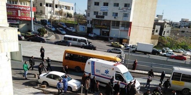 11 اصابة بحادث تصادم في البلقاء 