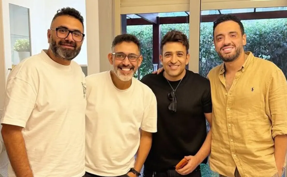 رامي جمال مع عمرو مصطفى وتامر حسين ..  تعاون ثلاثي يلفت الأنظار