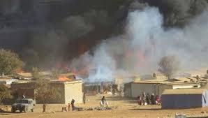 مقتل ٣ أشخاص واصابة ٣ آخرين في مخيم الركبان‬⁩ جراء انفجار عبوة ناسفة في احد الخيم 