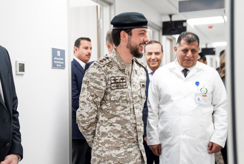 ولي العهد يفتتح مشروع إعادة تأهيل وتطوير مركز صحي الأميرة بسمة ..  صور 