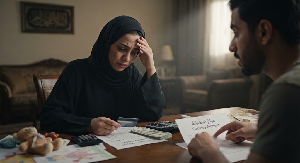 زوجي يفرض علي دفع حق الحضانة من راتبي  .. ما رأيكم