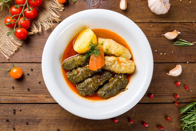 دولمة ورق العنب التركية