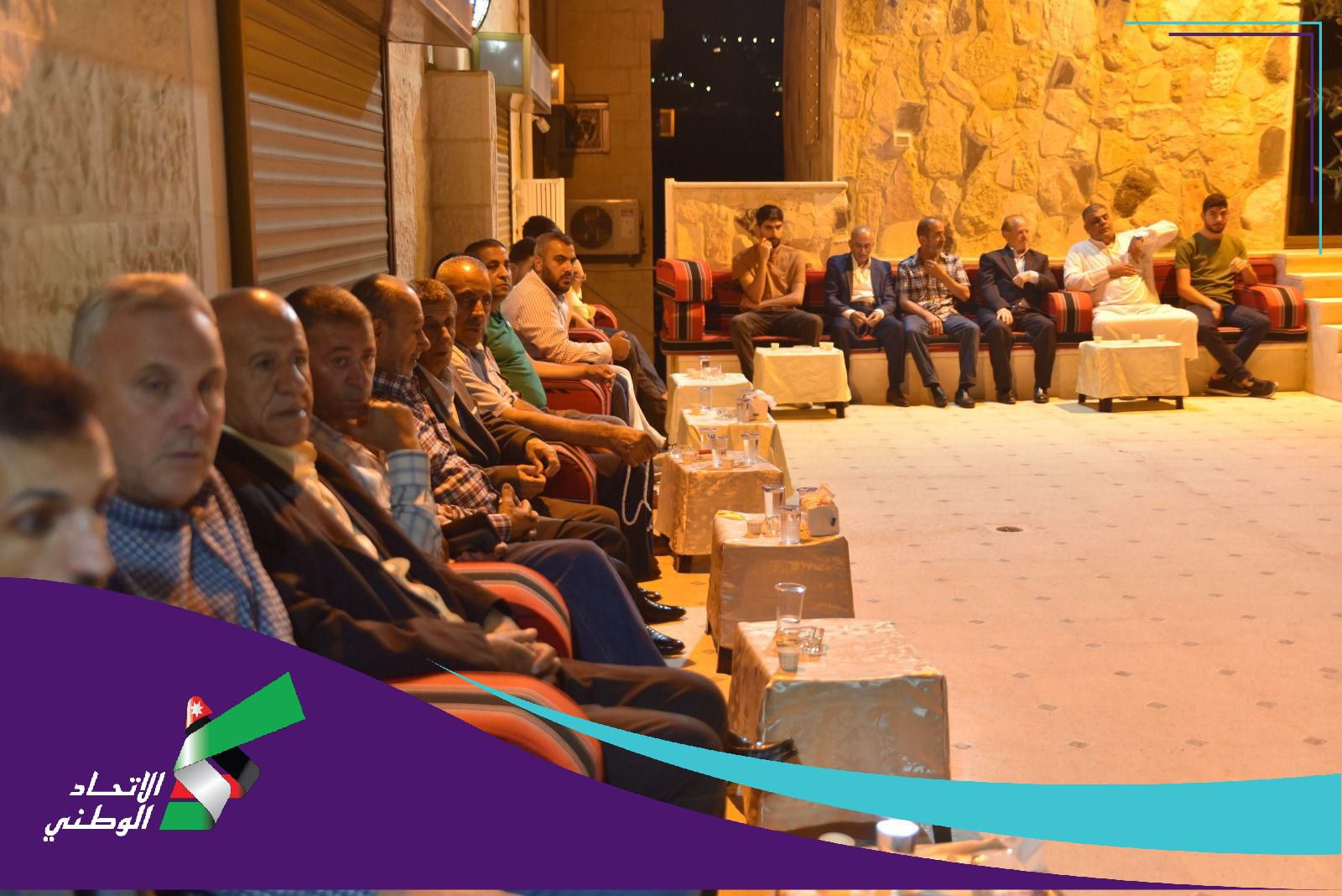 تيار حزب الإتحاد الوطني يلتقي وجهاء البلقاء .. صور