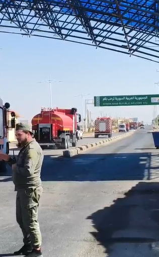 بتوجيهات ملكية ..  فرق إطفاء متخصصة من الدفاع المدني الأردني تشارك في إخماد الحرائق بسوريا - فيديو
