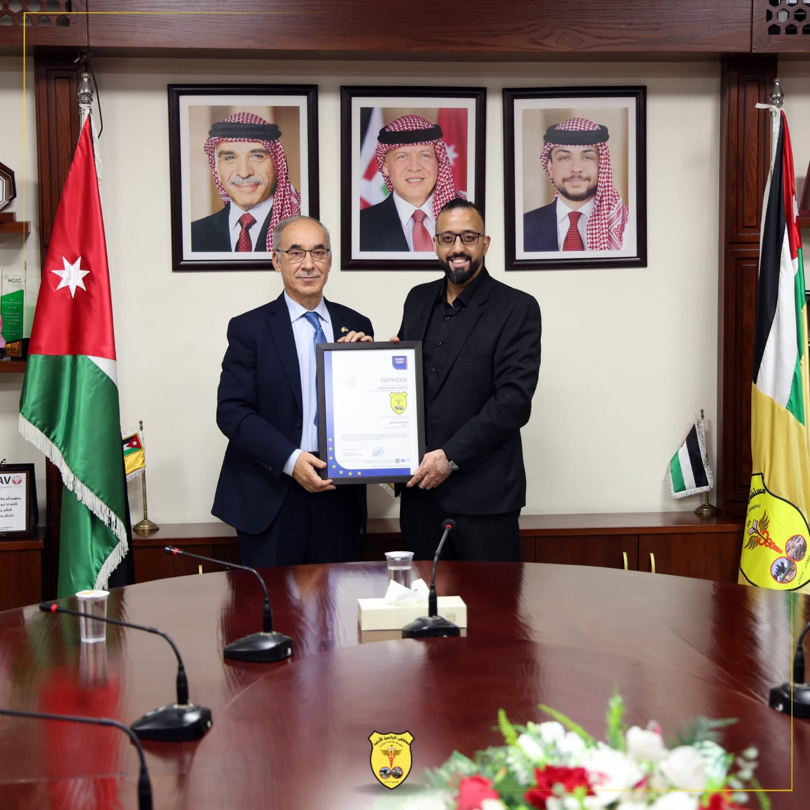 مستشفى الجامعة الأردنيّة يحصل على شهادة ISO 22000:2018 في نظام إدارة سلامة الغذاء