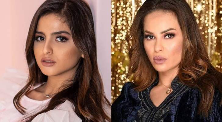 منى السابر تفاجئ الجمهور بإحتفالها بعيد ميلاد ابنتها حلا الترك