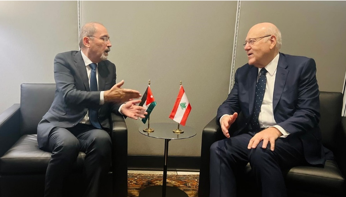 الصفدي لميقاتي: الأردن مع لبنان ضد العدوان