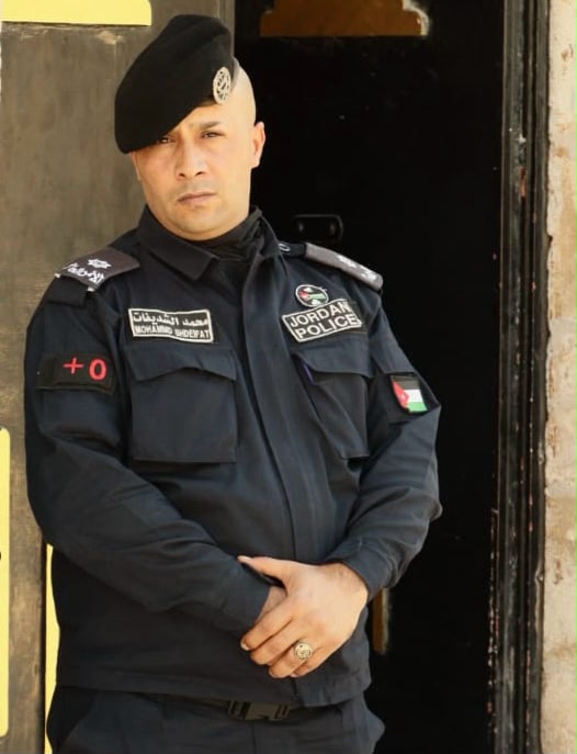 محمد الشديفات مبارك الترفيع إلى رتبة ملازم أول