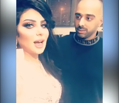 بالفيديو  ..  إعلامي كويتي يتحرش بالكويتية ​المثيرة للجدل حليمة بولند!