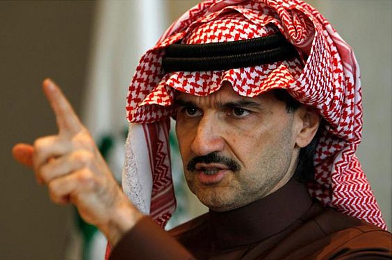 الأمير الوليد بن طلال ينفي تأييده للإسرائيليين بمواجهة الفلسطينيين