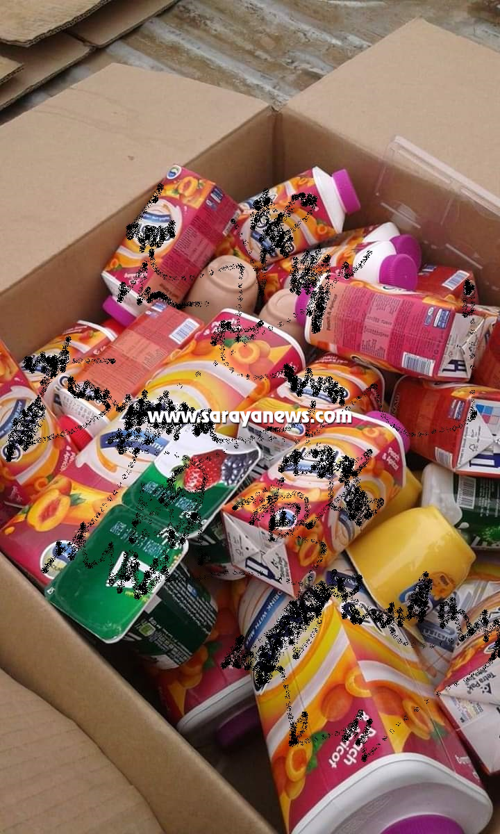 ضبط مواد غذائية منتهية الصلاحية في بعض المحال التجارية بالمفرق  .. صور     