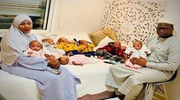 تنجب 9 توائم في حمل واحد