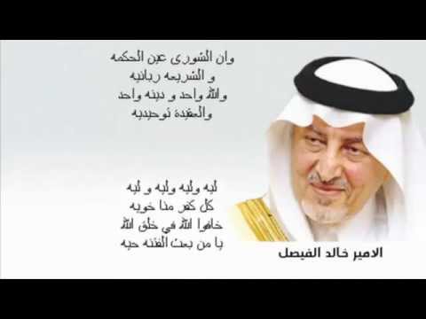 بالفيديو: الأمير خالد الفيصل يهاجم الربيع العربي في قصيدة انتشرت بسرعة على الإنترنت 