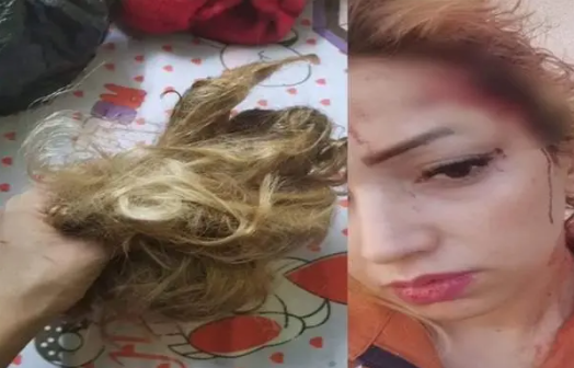 بعد تداول الفيديو ..  توقيف مصري سحل زوجته وحلق شعرها وسط الشارع