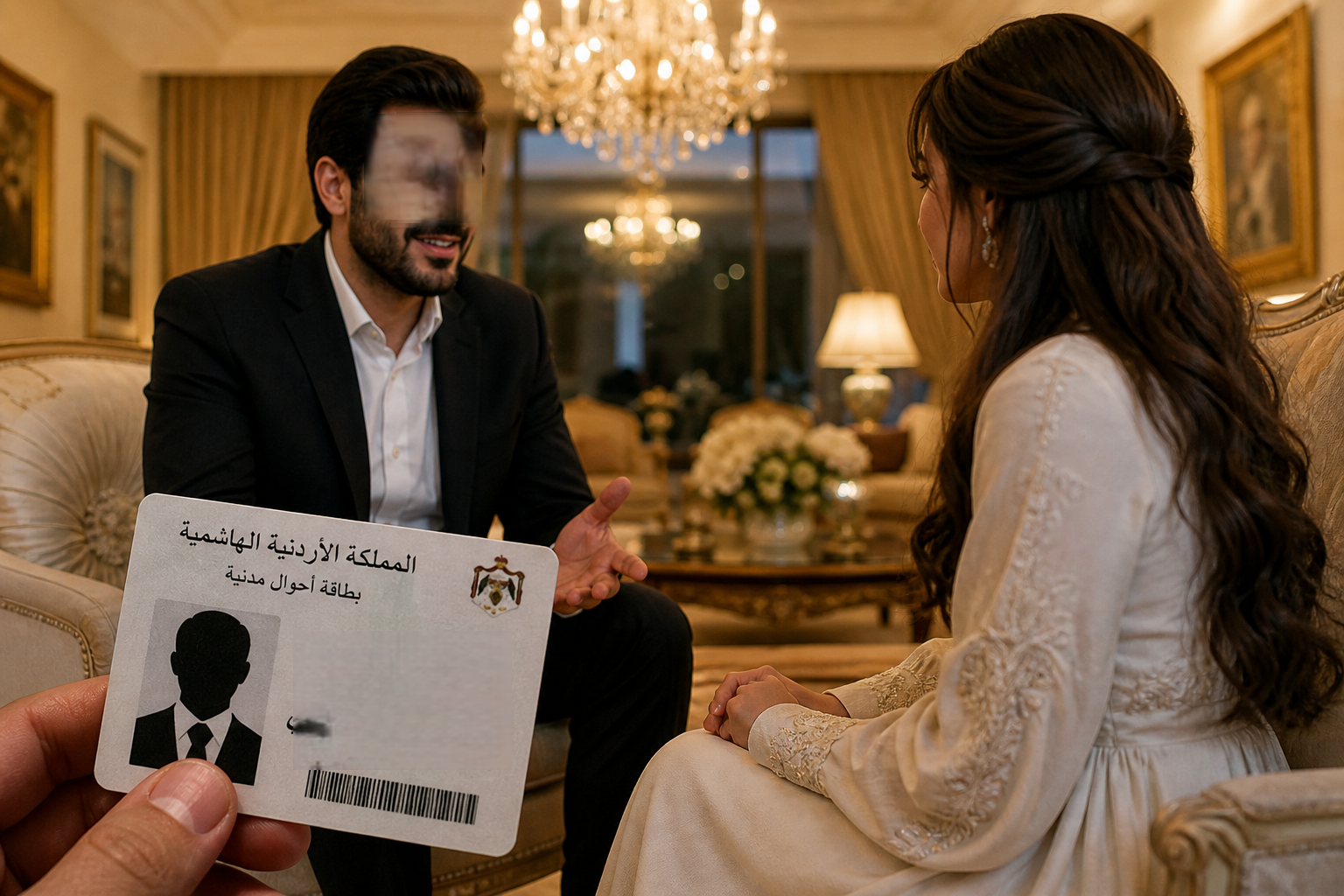 من هو الشخص الذي انتحل اسم عشيرة المجالي لخطبة فتاة ثرية؟