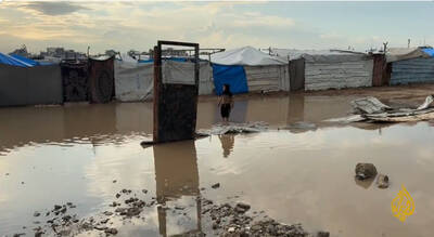 وفاة 7 فلسطينيين بغزة بسبب المنخفض الجوي