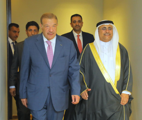 الدغمي يستقبل رئيس البرلمان العربي
