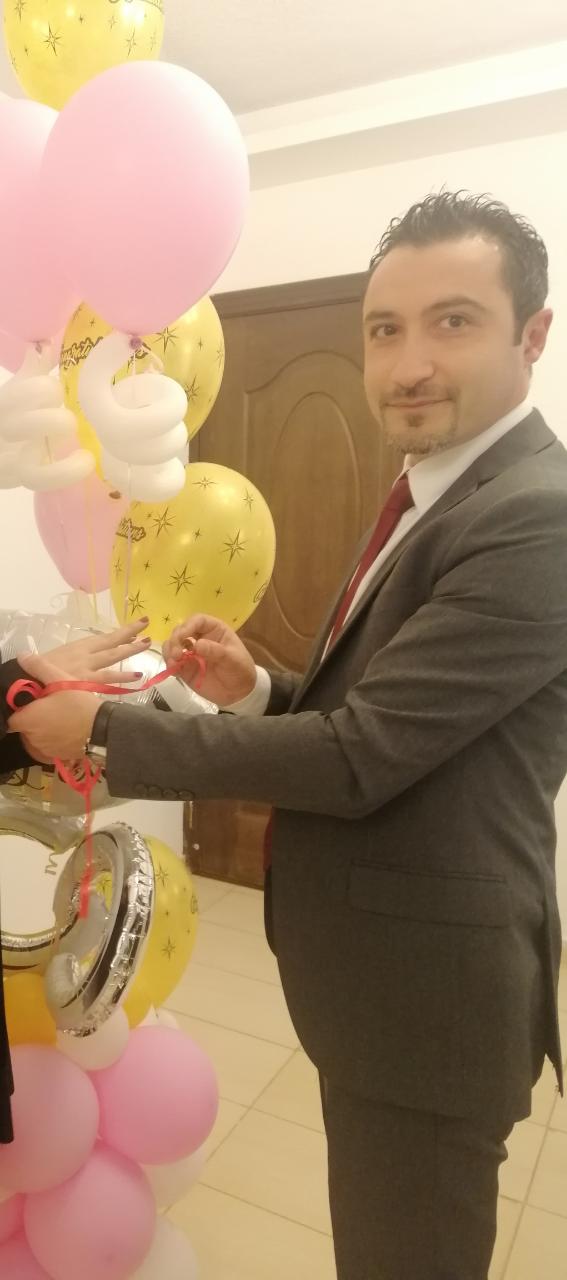 محمد سكرية ولينا خلاد  ..  مبارك الخطوبة