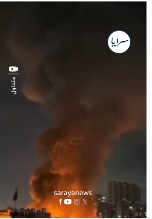 بالفيديو:تل أبيب تحترق ..  ليلة دامية جراء القصف الإيراني
