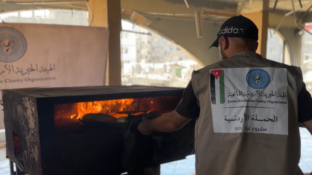 المخبز الأردني شمال قطاع غزة يواصل تقديم خدماته