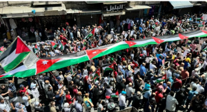 مسيرة في عمان تنديدا باستمرار عدوان الاحتلال على قطاع غزة