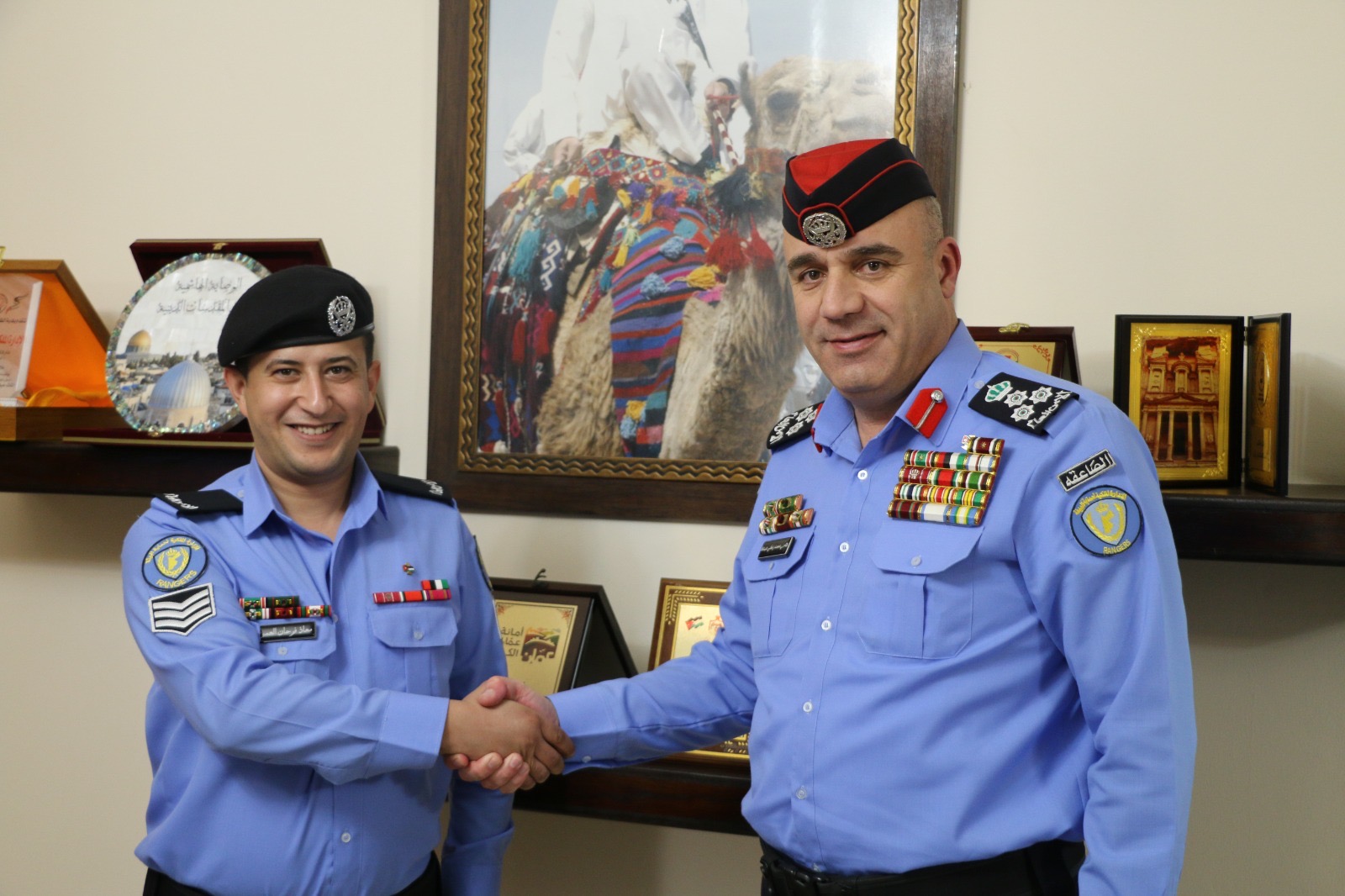 معاذ العموش  ..  مبارك الترفيع الى رتبة رقيب